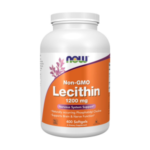NOW Foods Supplements, Lecithin 1200 mg with naturally occurring Phosphatidyl Choline, 400 Softgels