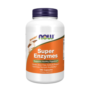 NOW Foods Supplements, Super Enzymes, Formulated with Bromelain, Ox Bile, Pancreatin and Papain,180 Capsules