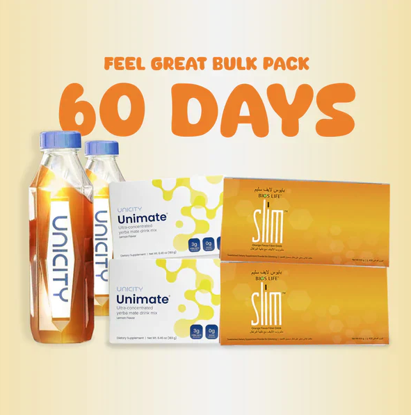 Feel Great Bulk Pack - 60 Days Unimate Bios Life Slim