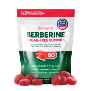 Keto Berberine Complex Gummies (Sugar-Free) with Ceylon Cinnamon, Milk Thistle, ACV [AMPK Metabolic Activator] Berberine Supplement for Metabolism, Energy, Gut Health, Fasting &amp; Body Mass Control