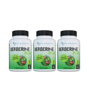 DOCTOR RECOMMENDED SUPPLEMENTS Berberine Plus 1200mg Per Serving - 120 Veggie Capsules Royal Jelly (120 Count (Pack of 3))