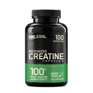 Optimum Nutrition Micronized Creatine Monohydrate Capsules, Keto Friendly, 2500mg, 100 Capsules