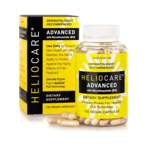 Heliocare Advanced Niacin B3 Supplement: Fernblock PLE Extract 240mg Per Serving - Supports Skin Cell Health W/Antioxidant Rich Vitamin B3 Niacin 500 mg - 120 Vegan Capsules