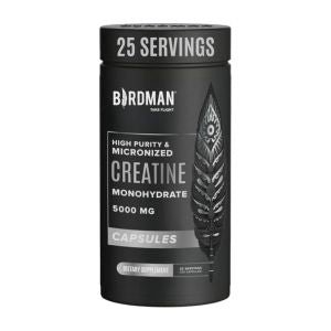Micronized Creatine Monohydrate Capsules for Muscle Growth &amp; Recovery, Pre &amp; Post Workout, Vegan Creatine, Caffeine Free, Gluten Free, Sugar Free | 25 Servings | 125 Capsules