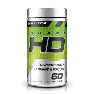 Cellucor SuperHD Thermogenic Fat Burner Weight Loss Supplement, Appetite Suppressant, &amp; Energy Booster Capsimax, Green Tea Extract, 160mg Caffeine &amp; More 60 Capsules (Packaging May Vary)