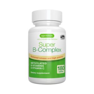 Igennus Super B-Complex Methylated B-Vitamins, MTHFR Supplement with Methylfolate &amp; B12 Methylcobalamin, High Bioavailability &amp; Potency, Vegan, Lab Verified, 180 Small Tablets