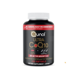 Qunol Ultra CoQ10 100mg Softgels- 3X Better Absorption Coenzyme Q10 Supplements - Antioxidant Supplement for Vascular and Heart Health &amp; Energy Production - 5 Month Supply - 150 Count