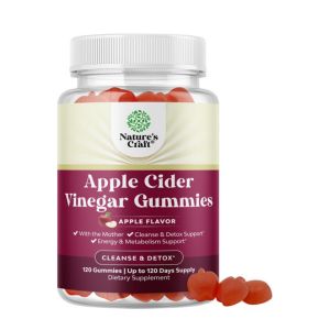 ACV Apple Cider Vinegar Gummies - Natural Energy Supplement ACV with Mother for Body Cleanse Immune Support and Gut Health with Vitamin B12 and Beet Root - 120 Count