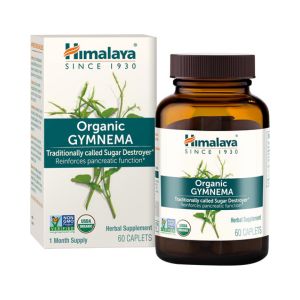 Himalaya Organic Gymnema Sylvestre Herbal Supplement USDA Certified Organic, Non-GMO, 700 mg, 60 Plant-Based Caplets