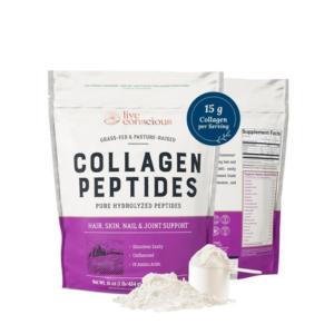 Collagen Peptides Powder - Naturally-Sourced Hydrolyzed Collagen Powder - Hair, Skin, Nail, and Joint Support - Type I &amp; III Grass-Fed Collagen Supplements for Women and Men - 41 Servings - 16oz
