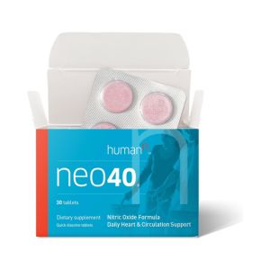HumanN Neo40 Daily Heart &amp; Blood Circulation Supplements to Boost Nitric Oxide - Supports Blood Pressure - from Maker of SuperBeets -Includes 30 Dissolvable Tablets - Tasty Fruity Flavor