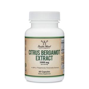 Citrus Bergamot Supplement - Only Patented, Clinically Proven Bergamot Extract - 1,000mg Servings (Sourced from Italy) (60 Capsules) by Double Wood