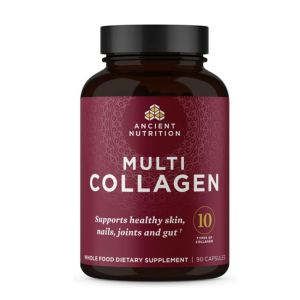 Ancient Nutrition Collagen Peptides Pills, Hydrolyzed Multi Collagen Supplement, Types I, II, II, V & X, Supports Healthy Skin and Nails, Gut Health and Joints, 90 Capsules