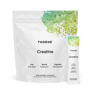 THORNE - Creatine - Creatine Monohydrate, Amino Acid Powder - Support Muscles, Cellular Energy and Cognitive Function* - Gluten-Free, Keto - NSF Certified for Sport - 16 Oz - 90 Servings