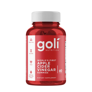Goli Apple Cider Vinegar Gummy Vitamins - 60 Count - Vitamin B12, Gelatin-Free, Gluten-Free, Vegan & Non-GMO