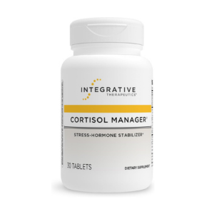 Integrative Therapeutics - Cortisol Manager - Supplement with Ashwagandha and L-Theanine - Supports Relaxation & Calm* - 30 Tablets