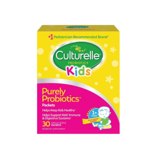 Culturelle Kids Purely Probiotics Packets Daily Supplement, Helps Support Kids’ Immune and Digestive Systems, #1 Pediatrician Recommended Brand, Ages 1+, 50 Count