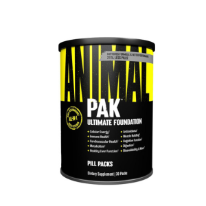 Animal Pak - Convenient Multivitamin for Men & Women Daily All-in-One Vitamin & Supplement Pack - Zinc, Vitamins C, B, D, Amino Acids, and Immune Support - Sports Nutrition Performance - 30 Count