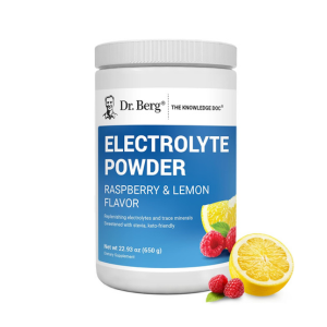 Dr. Berg Zero Sugar Hydration Keto Electrolyte Powder - Enhanced w/ 1000 mg of Potassium & Real Pink Himalayan Salt (NOT Table Salt) - Cucumber Lime Flavor Hydration Drink Mix Supplement - 50 Servings