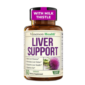 Liver Health – Liver Cleanse Detox & Repair with Artichoke Extract, Milk Thistle, Dandelion Root, Turmeric, Berberine to Healthy Liver Renew with 11 Natural Nutrients, 30 Days Supply