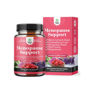 Complete Herbal Menopause Supplement for Women - Female Hormone Balance Capsules for Night Sweats, Hot Flashes &amp; Mood Swings with Dong Quai, Chaste Berry &amp; Black Cohosh Root - 120 Count Pack