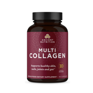 Ancient Nutrition Collagen Peptides Pills, Hydrolyzed Multi Collagen Supplement, Types I, II, II, V &amp; X, Supports Healthy Skin and Nails, Gut Health and Joints, 90 Capsules