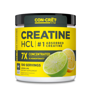 Creatine HCl Powder | Muscle, Cognitive, Cellular Energy Support | No Bloating or Cramps | USA Made & NSF Certified | Lemon Lime (100 Serving)