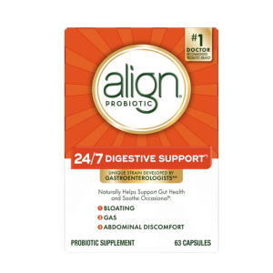 Align Probiotic, Probiotics for Women and Men, Daily Probiotic Supplement for Digestive Health*, #1 Recommended Probiotic by Doctors and Gastroenterologists‡, 63 Capsules