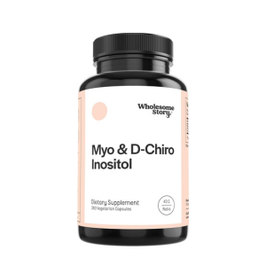 Wholesome Story Myo-Inositol & D-Chiro Inositol Supplement for Women | Fertility Supplements for Hormonal Balance & Ovarian Health Support | Myoinositol | Ideal 40:1 Ratio | 90 Servings