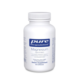 Pure Encapsulations Magnesium (Glycinate) - Supplement to Support Stress Relief, Sleep, Heart Health, Nerves, Muscles, and Metabolism* - with Magnesium Glycinate - 90 Capsules