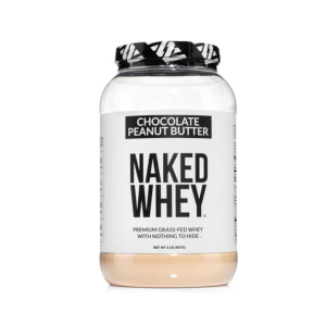 NAKED Whey Vanilla Protein Powder - Only 3 Ingredients - Grass Fed Whey Protein Powder, Vanilla Flavor, and Organic Coconut Sugar, No GMO, No Soy, and Gluten Free - 24 Servings