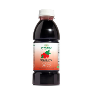 Dynamic Health Pure Cranberry Unsweetened 100% Juice Concentrate, Natural Antioxidant Supplement, No Additives, No Added Sugar, No Preservatives, 16 Servings, 16oz