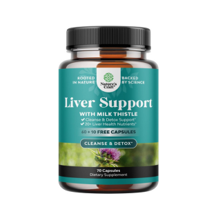 Liver Cleanse Detox & Repair 70 Capsules - Herbal Liver Support Milk Thistle Supplement - Silymarin Milk Thistle Supplements with Dandelion Root, Choline, Beetroot & Artichoke Extract