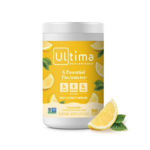 Ultima Replenisher Daily Electrolyte Powder Drink Mix – Sugar Free – Lemonade, 90 Servings – Hydration Powder with 6 Key Electrolytes and Trace Minerals – Keto Friendly, Vegan, Non-GMO