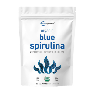 Micro Ingredients Organic Spirulina Supplement, 3000MG Per Serving, 720 Tablets (4 Month Supply), No Filler & Non-GMO, Rich in Vegan Protein, Vitamins & Prebiotics, Premium Spirulina Pills