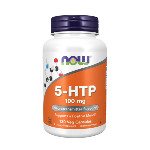 NOW Foods Supplements, 5-HTP (5-hydroxytryptophan) 100 mg, Neurotransmitter Support*, 240 Veg Capsules