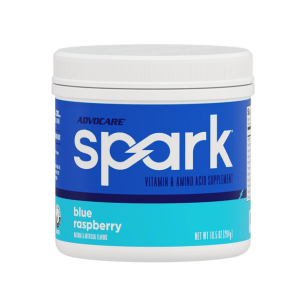 AdvoCare Spark Vitamin & Amino Acid Supplement – Focus & Energy Drink Powder Mix with Vitamin A, B-6, C & E – Also Includes L-Carnitine & L-Tyrosine – Blue Raspberry – 10.5 oz