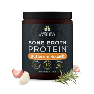 Ancient Nutrition Bone Broth Protein Powder, Salted Caramel, 19g Protein per Serving, Beef, Supports Healthy Skin, Gut Health, Joint Supplement, Gluten Free, Paleo and Keto Friendly, 20 Servings